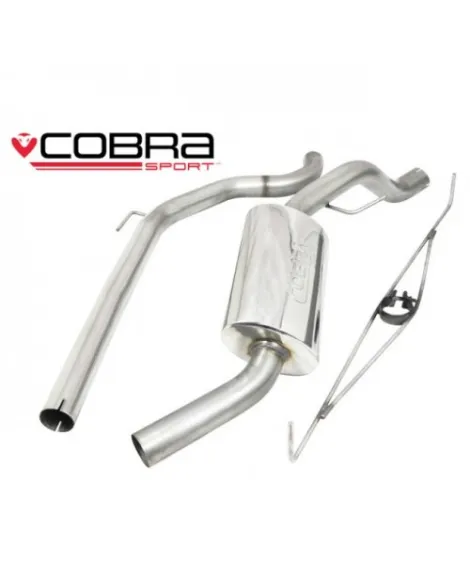 Vauxhall Corsa D VXR 10-14 Cobra Sport Cat Back System (Non-Resonated) Vauxhall Corsa D VXR 10-14 Cobra Sport Cat Back System (Non-Resonated)